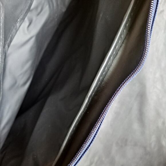 LEED'S Large Blue Multi-Compartment Laptop Bag w/ Secure Clasp Closure - OS - Picture 5 of 9